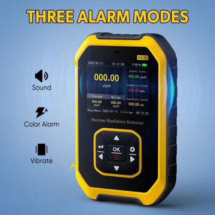 Geiger Counter Nuclear Radiation Detector - Radiation Dosimeter with LCD Display