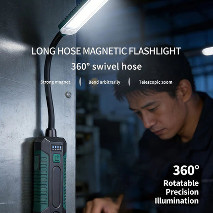 Rechargeable COB LED Work Light Emergency Flashlight Magnetic Handheld Torch USB