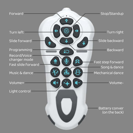 Robot Toys, Rechargeable Remote Control Robot Toys,RC Robots with LED Eyes