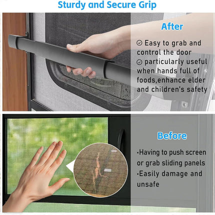 Camper Door Handle RC Screen Door Bar Adjustable RV Screen Door Cross