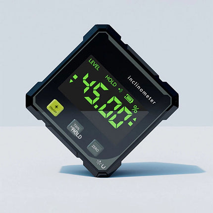 Digital Angle Finder with Electronic Laser, 4-Side  Angle Gauge, Cube