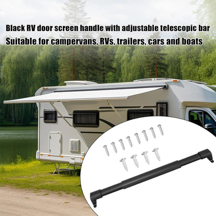 Camper Door Handle RC Screen Door Bar Adjustable RV Screen Door Cross