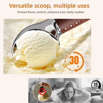 Rechargeable Heated Scoop Electric Preheat Scooper Hard Ice Cream Quick Heating
