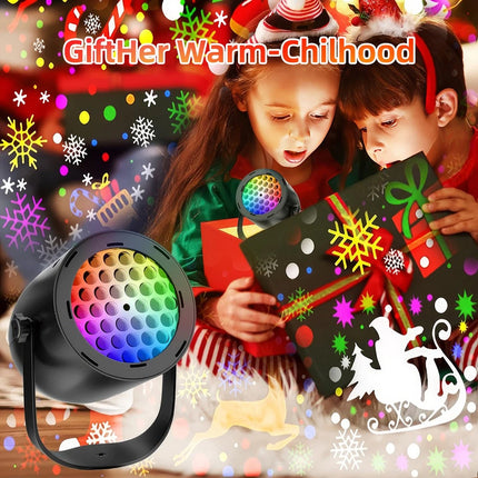 Christmas Projector Light Xmas Party Indoor Outdoor Snowflake LED Laser Lamp