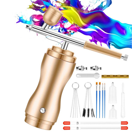 Portable Nail Air Brush with Compressor Nails Art Cake Painting Craft Airbrush