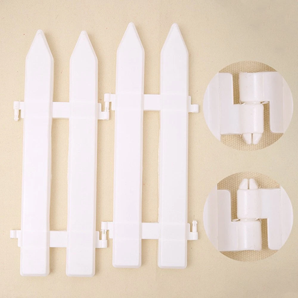 50Pcs Picket FenRK Garden Fencing Lawn Edging Home Yard Christmas Tree Fence