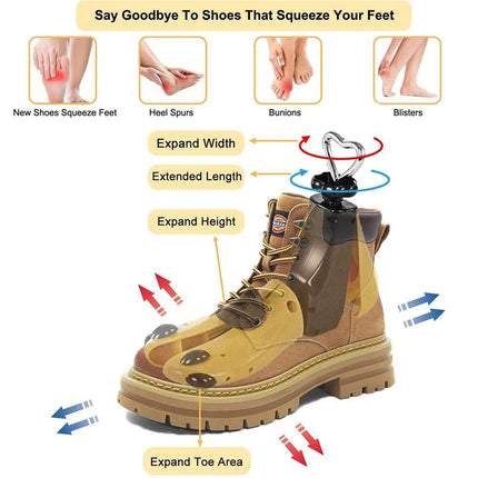 2 Pieces Shoe Stretcher Boot Stretcher Shoe Expander Shoe Widener for Women Men