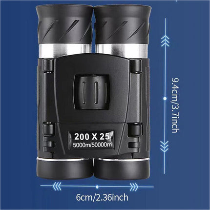 200x25 Binoculars Mini Pocket Waterproof Compact Telescope for Bird Watching