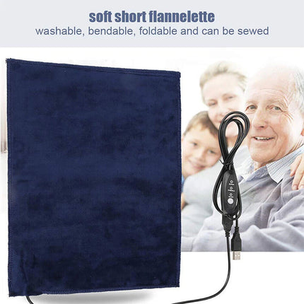 Pet USB Electric Heat Heated Heating Heater Pad Mat Blanket Bed Dog Cat Bunny 5V
