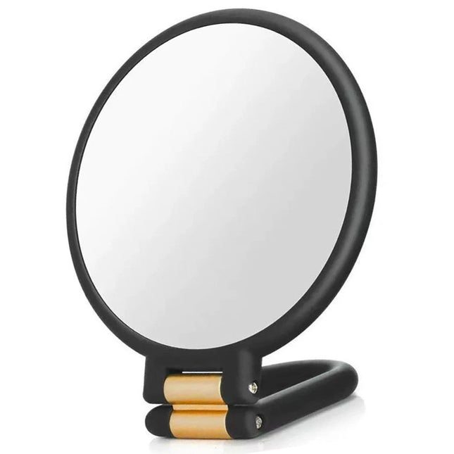 30X Magnifying Mirror Travel Hand Mirrors w/ Handle Handheld Mirror