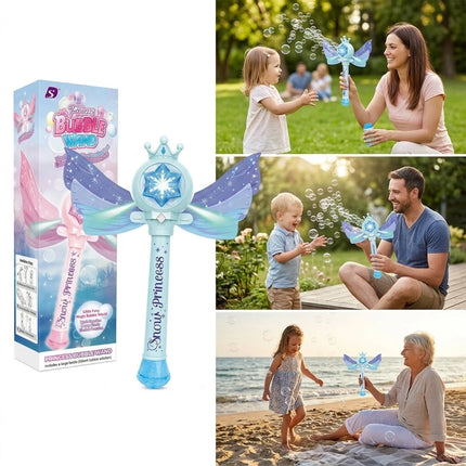 Fairy‑Style Butterfly Bubble Wand, Christmas Present Idea Bubble Blower