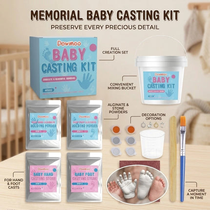 Hands and Feet Keepsake Mould Kit, 3D Memory Craft Souvenir Set