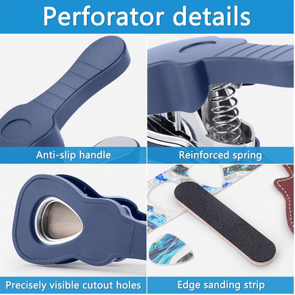 Guitar Hole Puncher, DIY Guitar Pick Punch Tool Kit NEW AU
