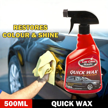 500ml Quick Coat Wax Liquid Car Polish Auto Spray Renewal Car Care Safe Paint