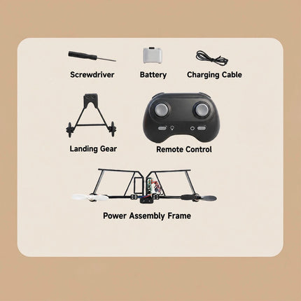 RC Paper Aircraft Kit Electronic DIY Paper Aircraft Fly For  Adults Gift AU