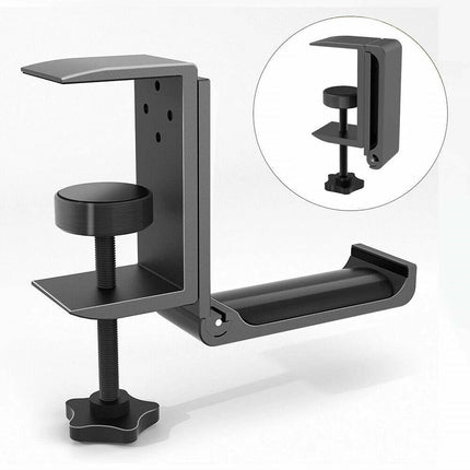 Headset Hanger Headphone Hook Holder Desk Mount Stand with Foldable Clamp