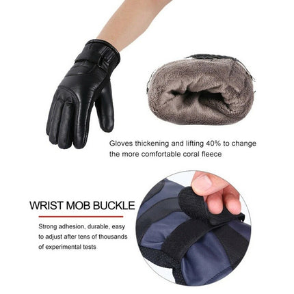 Unisex Electric Heated Gloves Skiing Motorcycle Winter Warm Touch Screen Outdoor