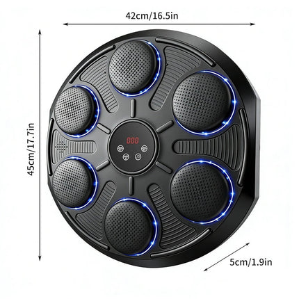 Upgraded Music Boxing Punching Machine Home Smart Training 12 Modes Count Gloves