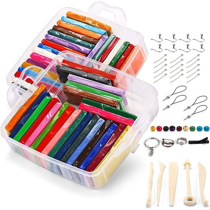 Polymer Clay Kit 46 Blocks Colors Oven Bake Clay Modeling DIY Boys And Girls TOYS Gifts AU