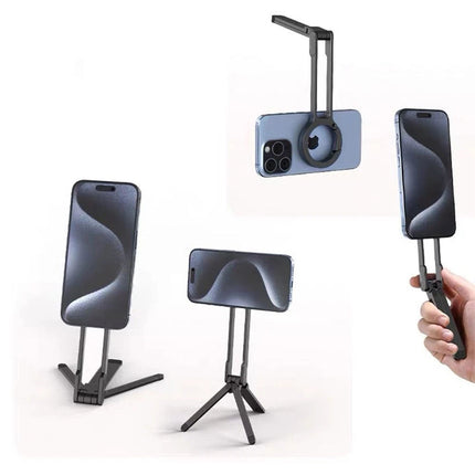 Foldable Phone Holder Desktop Lazy Tripod Cell Phone Stand For Magsafe