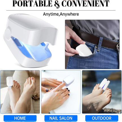 Mini Portable  Nail Care Tool for Fingernail and Toenail Daily Grooming