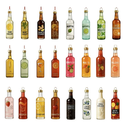 2025 Cocktail Advent Calendar, 24 Days Christmas Countdown Calendar