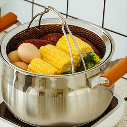 22CM Stainless Steel Vegetable Steamer Basket For Instant Pot Insert Steamer Basket