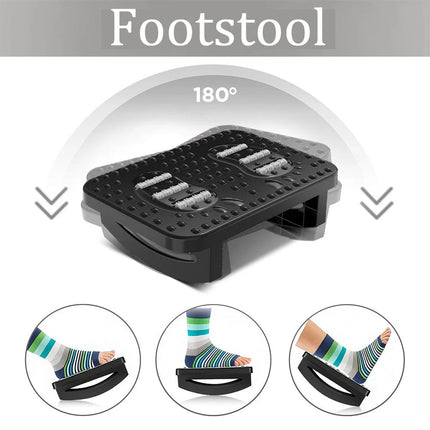 Foot Rest Stool Office Computer Desk Footrest Massage Point Household Comfort