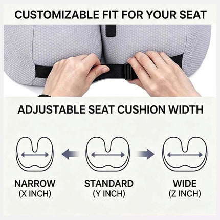 Office Chair Seat Cushion  Breathable Comfortable Pad Support Comfort Pillow Pad Home Use Blue