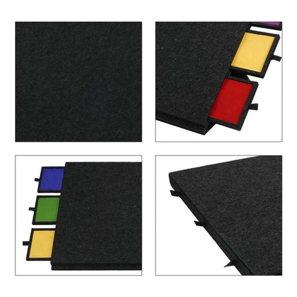 Felt Puzzle Board Felt Jigsaw Puzzle Board Tilting Puzzle Table 1000Pcs Storage