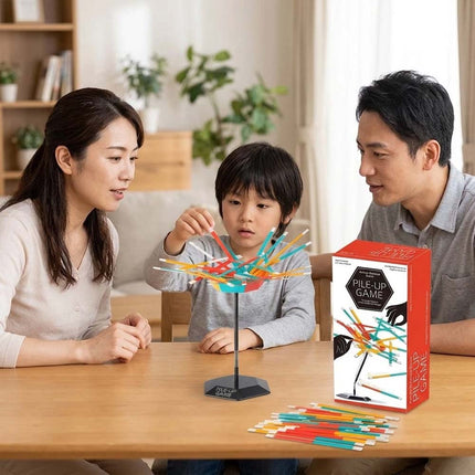 Stacking Stick Game Balance Stacking Interactive Colorful Stick Pile Game