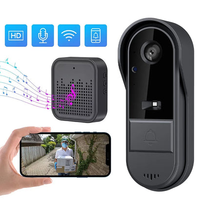 Smart Video Doorbell With HD Security Camera IP65 WiFi Low Power Door Intercom