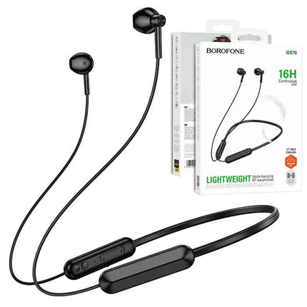 Borofone Wireless Bluetooth Neck Hanging Headphones in-Ear Earbuds Earphones