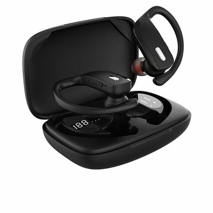 Sweatproof Wireless Bluetooth Earphones Headphones Sport Gym Earbuds with Mic