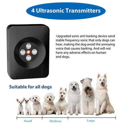 Outdoor Anti Bark Device Ultrasonic Dog Barking Control Stop Repeller Trainer