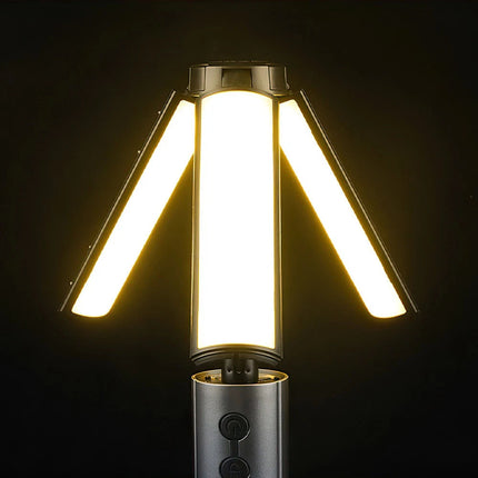 Portable Tent Light Outdoor Camping Lantern Telescopic Night Lamp Rechargeable