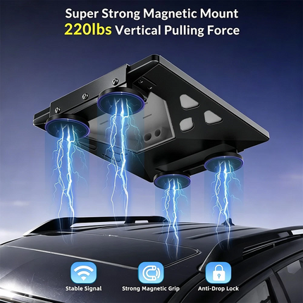 Starlink Mini Flat Magnetic Roof Mount 220 lbs Hold For Car, RV, Van, Truck