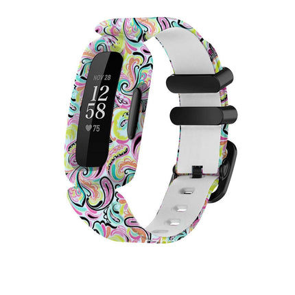 Fitbit Ace 3 Inspire 2 Kids Silicon Watch Strap Band Wristband Pink