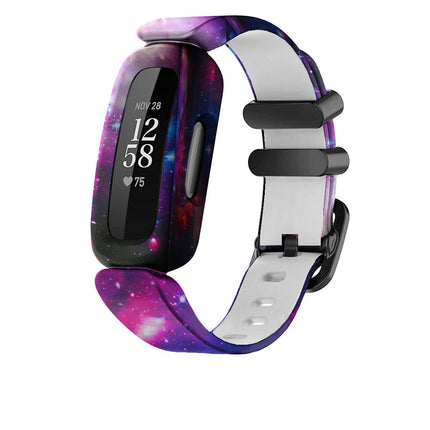 Fitbit Ace 3 Inspire 2 Kids Silicon Watch Strap Band Wristband Purple