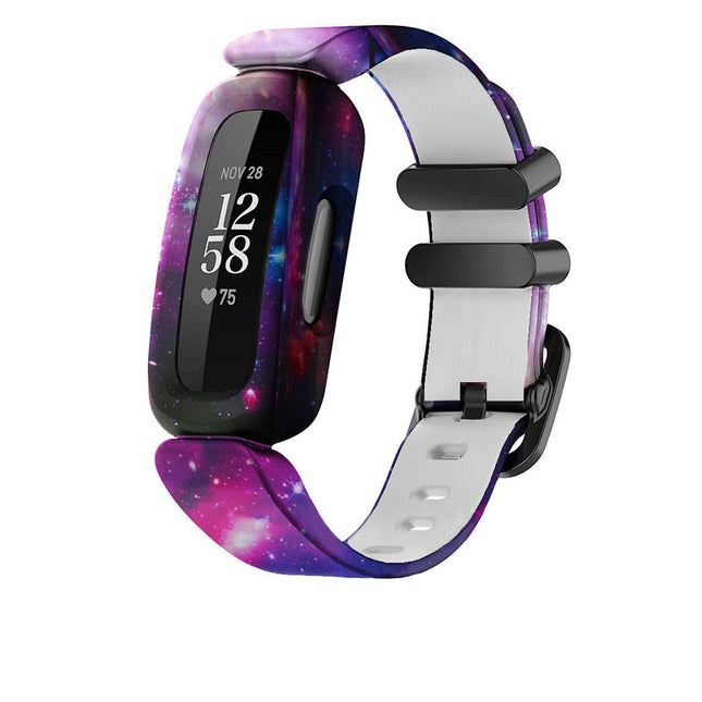 Fitbit Ace 3 Inspire 2 Kids Silicon Watch Strap Band Wristband Purple