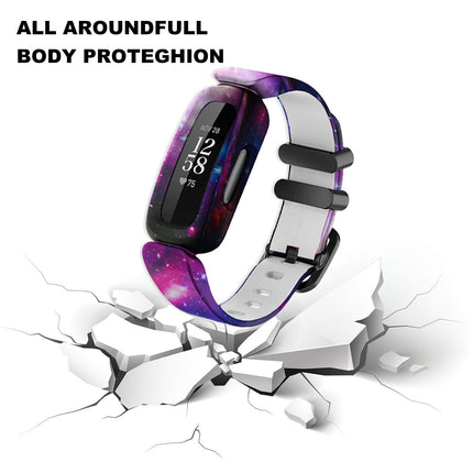 Fitbit Ace 3 Inspire 2 Kids Silicon Watch Strap Band Wristband Pink