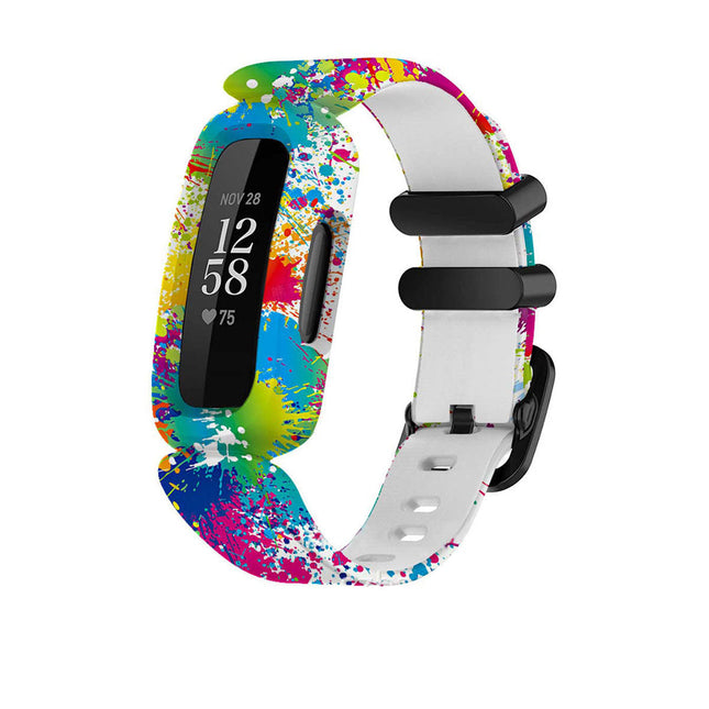 Fitbit Ace 3 Inspire 2 Kids Silicon Watch Strap Band Wristband  Colourful