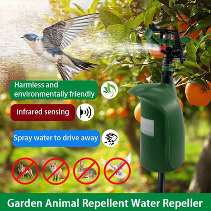 Motion Activated Garden Animal Deterrent Repeller Sprinkler Bird Cat Pest Scarer