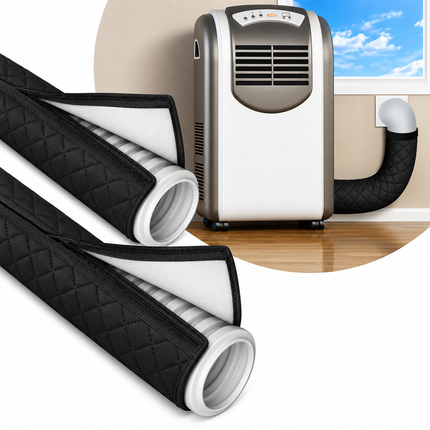 Portable AC Hose Insulation Sleeve Adjustable Air Conditioner Hose Cover Wrap
