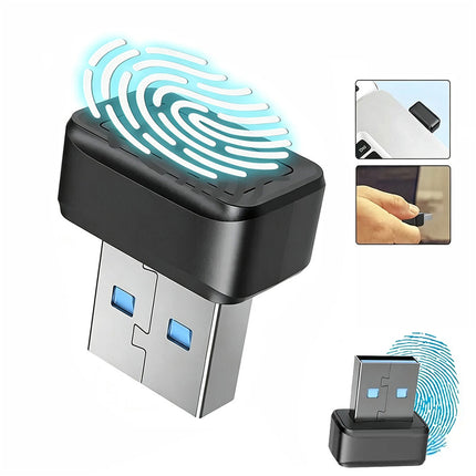 USB Fingerprint Key Reader for Windows 7/8/10/11 Hello Security Key Biometric Sc