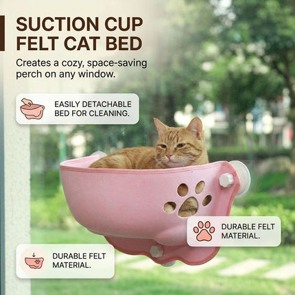 Cat Window Hammock With Strong Suction Cups Pet Kitty Hanging Sleeping Bed NEW