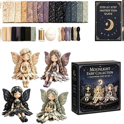 Moon Fairy Patchwork DIY Collection, Fun  Fairies Patchwork Sewing Craft Kit