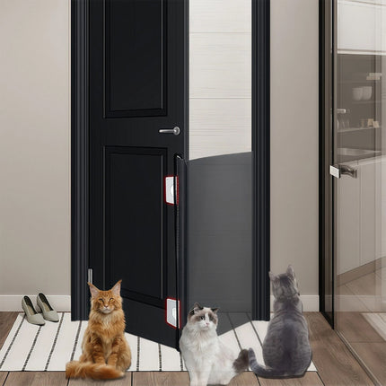 Retractable Dog Pet Mesh Stairs Gate Pets Barrier For Dog Cat  Fence