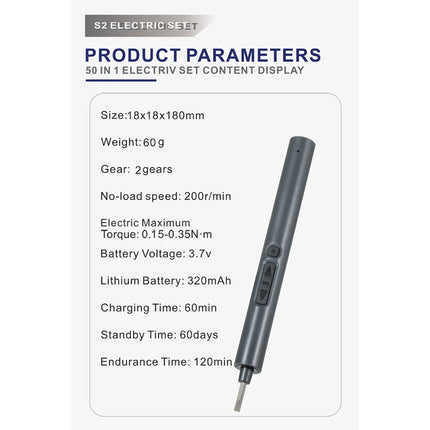 Electric Power Screwdriver Portable Rechargeable Lithium Precision Screw Driver