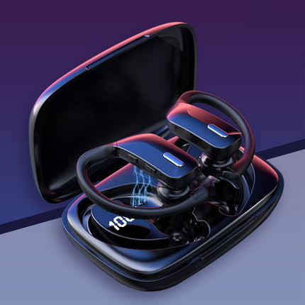 Sweatproof Wireless Bluetooth Earphones Headphones Sport Gym Earbuds with Mic
